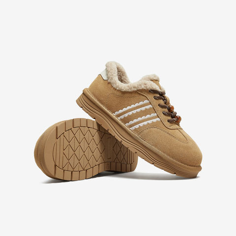 TATA/他她2025冬商场同款时尚百搭女毛毛鞋新款CUD01DM5