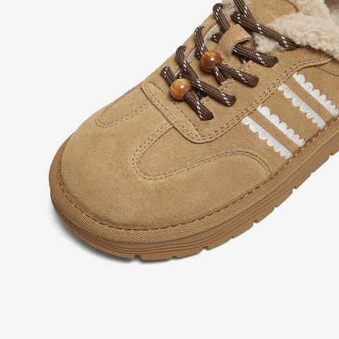 TATA/他她2025冬商场同款时尚百搭女毛毛鞋新款CUD01DM5