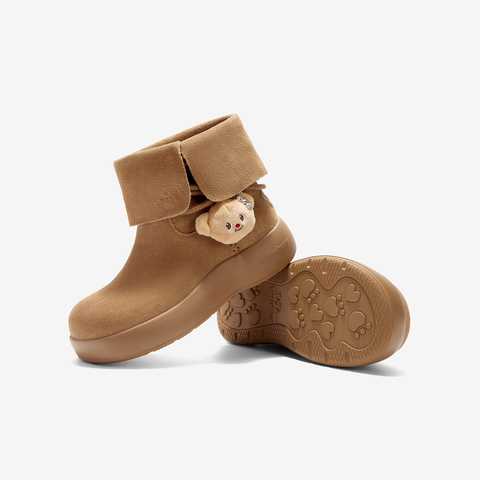 TATA/他她2025冬商场同款百搭时尚简约女雪地靴新款4RY01DD5