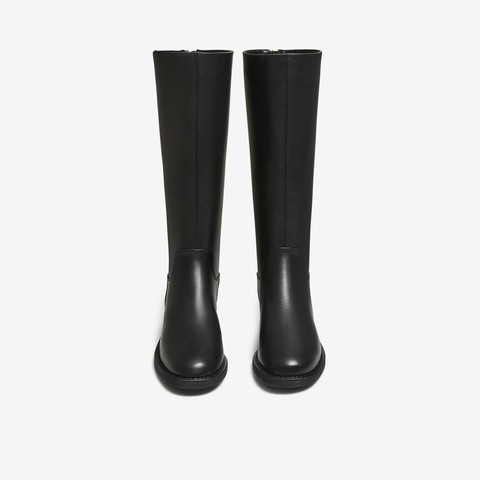 TATA/他她2025冬商场同款百搭时尚简约女骑士靴新款7TGA9DG5