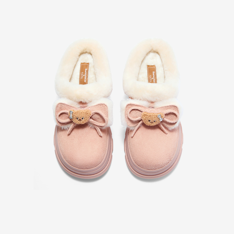 TATA/他她2025冬商场同款百搭时尚简约女雪地靴新款KRX02DH5