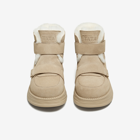TATA/他她2025冬时尚百搭女休闲雪地靴新款CYY03DD5