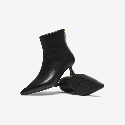 TATA/他她2025冬商场同款百搭女复古时尚短靴新款UWT01DD5