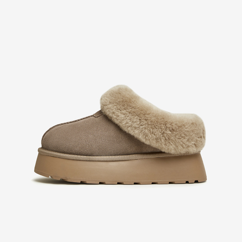 Tata/他她2025冬时尚休闲纯色厚底毛绒女鞋新款WDX17DM5