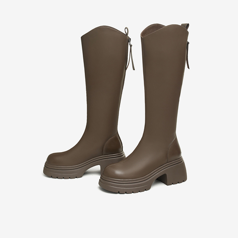 TATA/他她2025冬时尚休闲长靴CGG01DG5