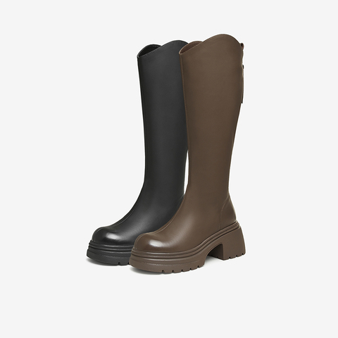 TATA/他她2025冬时尚休闲长靴CGG01DG5