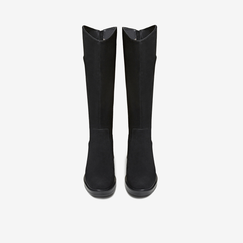 TATA/他她2025冬时尚休闲女靴百搭骑士靴新款6EH05DC5