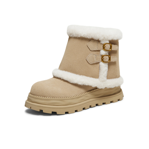 TATA/他她2025冬商场同款时尚百搭女雪地靴新款CHG01DD5