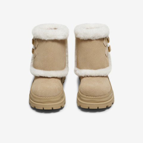 TATA/他她2025冬商场同款时尚百搭女雪地靴新款CHG01DD5