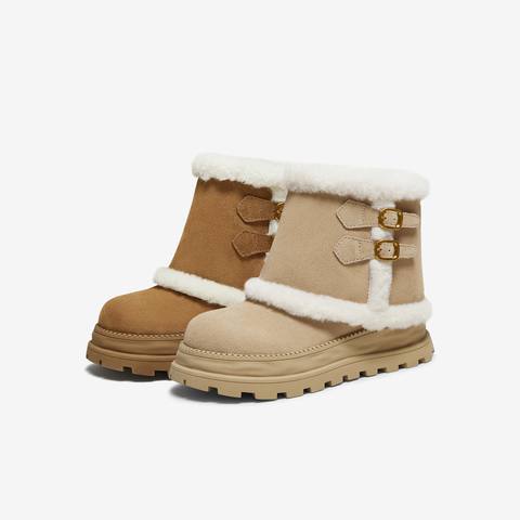 TATA/他她2025冬商场同款时尚百搭女雪地靴新款CHG01DD5