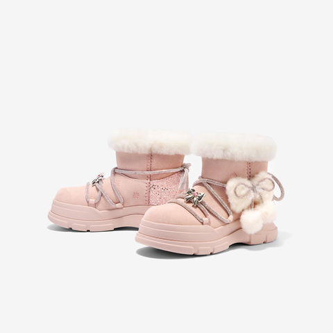 TATA/他她2025冬商场同款百搭时尚简约女雪地靴新款KRX01DD5