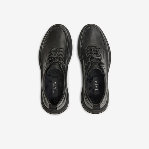 Tata/他她2025秋时尚经典软牛皮休闲皮鞋男新VXQ01CM5