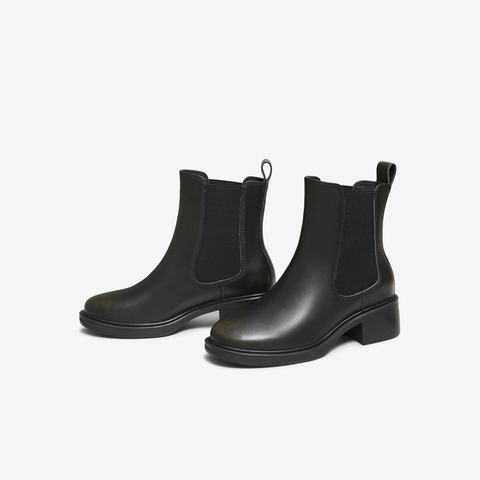 TATA/他她2025冬商场同款百搭通勤女切尔西靴新款UWH01DD5