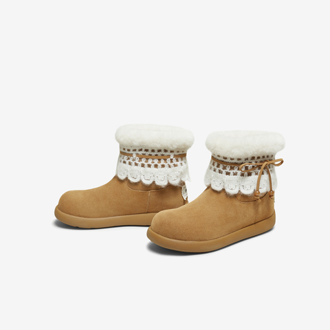 TATA/他她2025冬商场同款时尚百搭女休闲靴新款KXL02DZ5