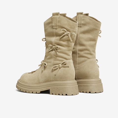 TATA/他她2025冬商场同款时尚百搭女休闲靴新款CHF01DS5