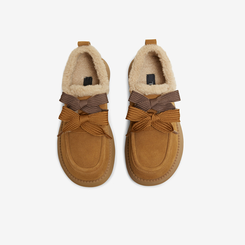 TATA/他她2025冬时尚休闲毛毛单鞋女新款CYY02DM5