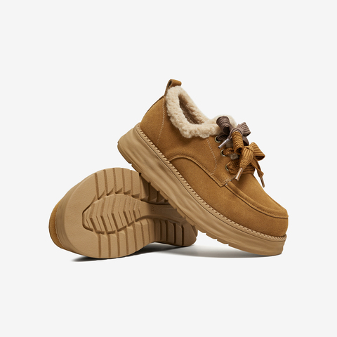 TATA/他她2025冬时尚休闲毛毛单鞋女新款CYY02DM5