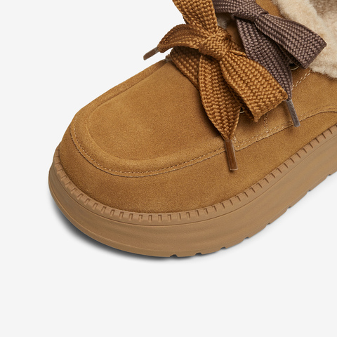 TATA/他她2025冬时尚休闲毛毛单鞋女新款CYY02DM5