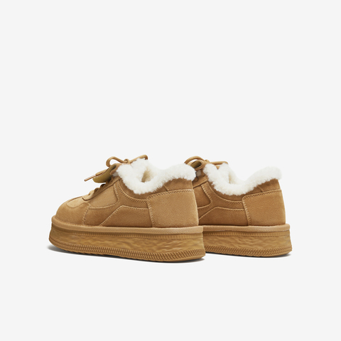 TATA/他她2025冬舒适德训鞋女百搭保暖休闲运动鞋新款CWZ01DM5