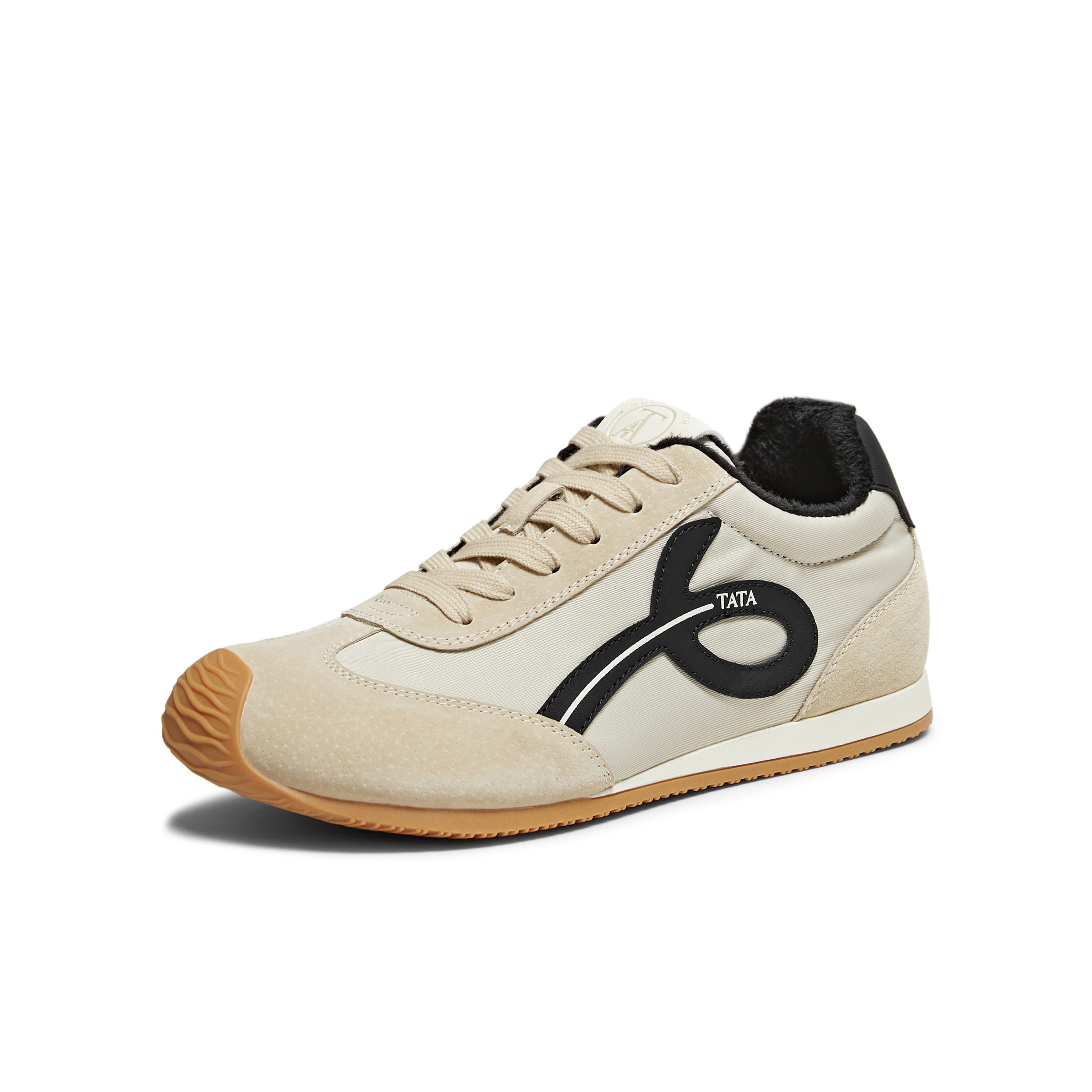 TATA/他她2025秋时尚休闲百搭女阿甘鞋新款EVN01CM5