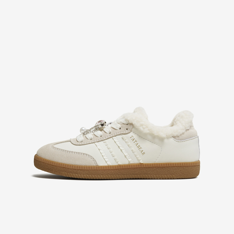 TATA/他她2025冬商场同款舒适德训鞋女百搭休闲运动鞋新款CK802DM5