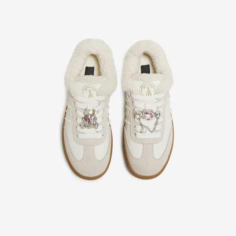 TATA/他她2025冬商场同款舒适德训鞋女百搭休闲运动鞋新款CK802DM5