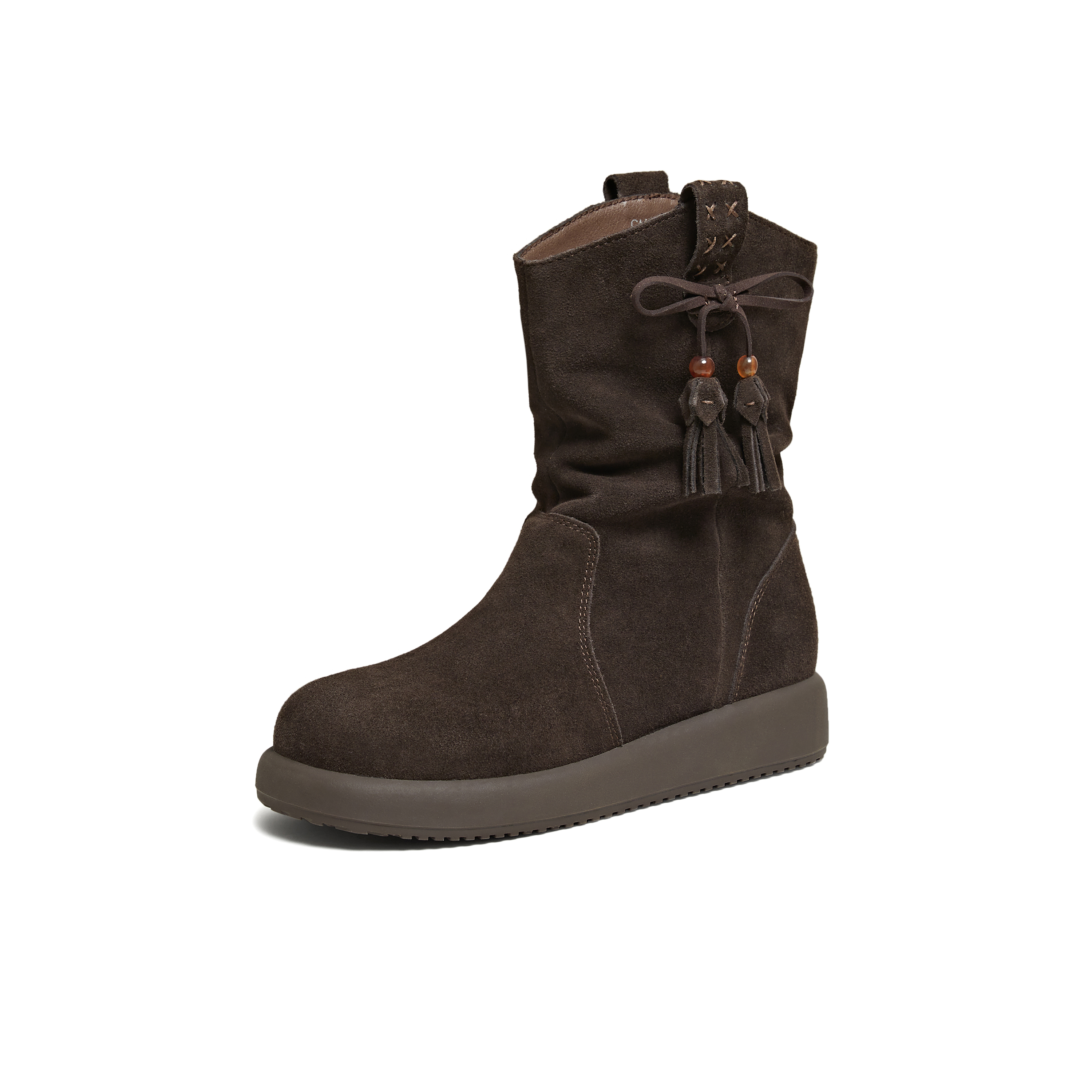 TATA/他她2025冬时尚百搭女休闲靴新款CHD01DZ5