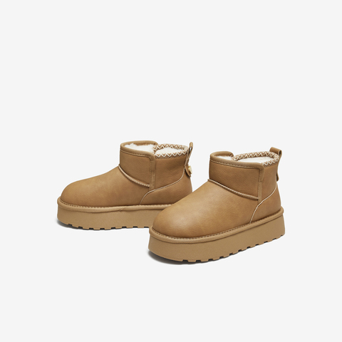 TATA/他她2025冬时尚百搭女休闲雪地靴新款CWW01DD5