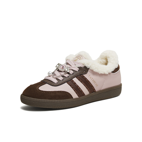 TATA/他她2025冬商场同款舒适德训鞋女百搭休闲运动鞋新款CK802DM5