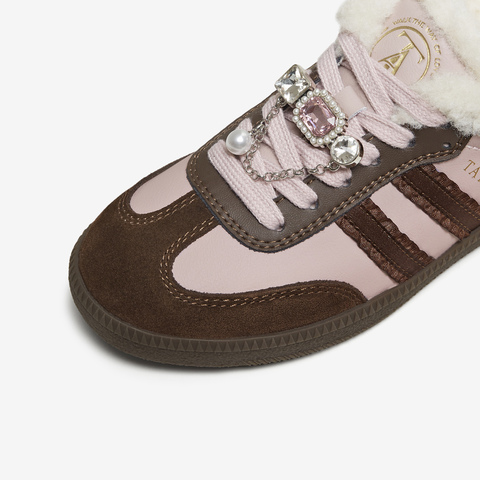 TATA/他她2025冬商场同款舒适德训鞋女百搭休闲运动鞋新款CK802DM5