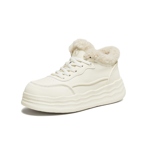 TATA/他她2025冬商场同款运动时尚休闲厚底女板鞋新款CKR01DM5