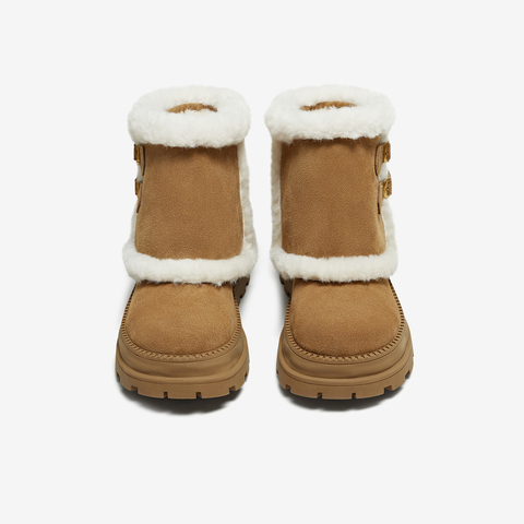 TATA/他她2025冬商场同款时尚百搭女雪地靴新款CHG01DD5