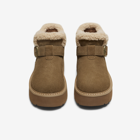 TATA/他她2025冬商场同款时尚百搭女休闲雪地靴新款JXK01DD5