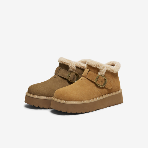 TATA/他她2025冬商场同款时尚百搭女休闲雪地靴新款JXK01DD5