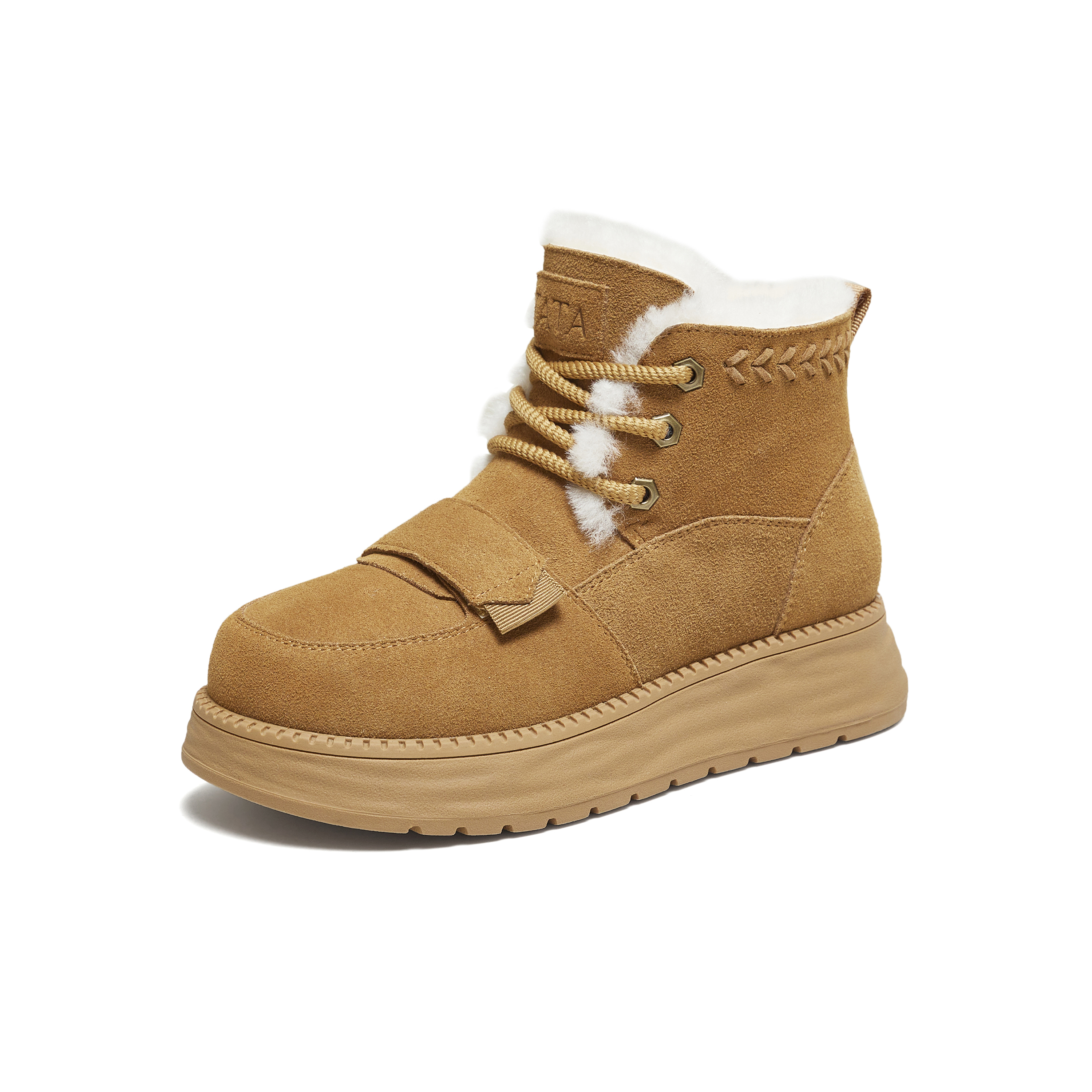 TATA/他她2025冬商场同款女时尚休闲雪地靴新款CYY06DD5