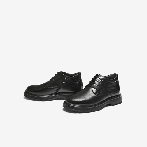 TATA/他她2025冬商场同款纯色舒适百搭休闲皮鞋男新款QHE01DD5