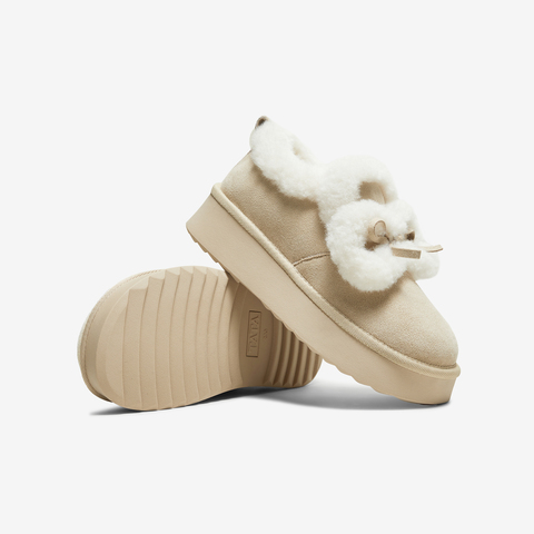 TATA/他她2025冬商场同款时尚百搭女休闲雪地靴新款CUB01DM5