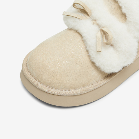 TATA/他她2025冬商场同款时尚百搭女休闲雪地靴新款CUB01DM5