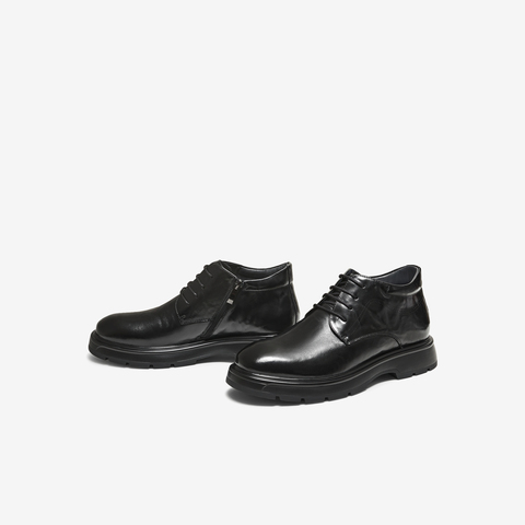 TATA/他她2025冬商场同款纯色舒适百搭休闲皮鞋男新款QHE01DD5