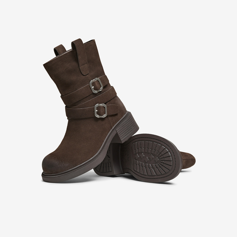 TATA/他她2025冬商场同款百搭时装靴女休闲靴新款CKK01DZ5