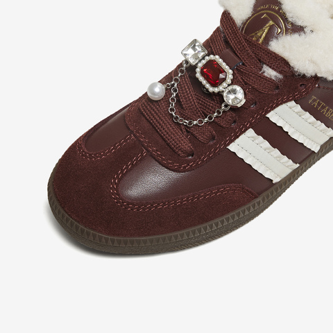 TATA/他她2025冬商场同款舒适德训鞋女百搭休闲运动鞋新款CK802DM5