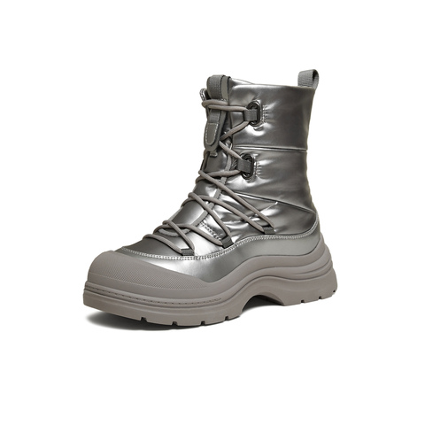 TATA/他她2025冬商场同款百搭时尚简约女雪地靴新款CKT01DD5