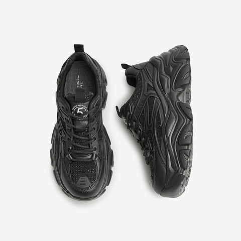 TATA/他她2025春百搭厚底时尚休闲鞋老爹鞋新款WOG04AM5