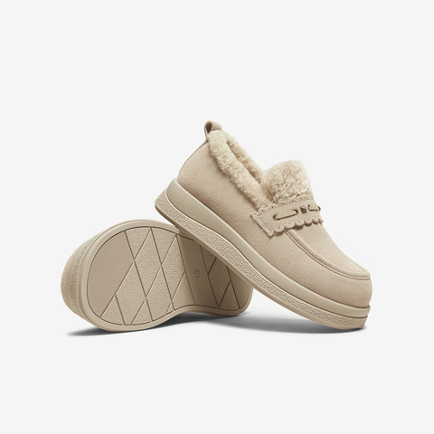 TATA/他她2025冬百搭时尚简约女毛毛单鞋新款YPF04DM5