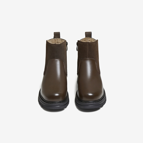 TATA/他她2025冬商场同款时尚简约百搭男士切尔西靴新款VPN01DD5