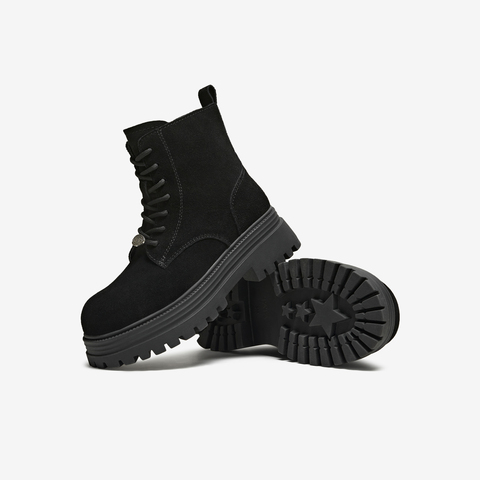 TATA/他她2025冬百搭时尚简约女马丁靴新款CE302DD5