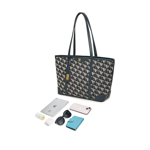 Tata/他她2025春商场同款时尚复古百搭简约单肩托特包X3099AX5