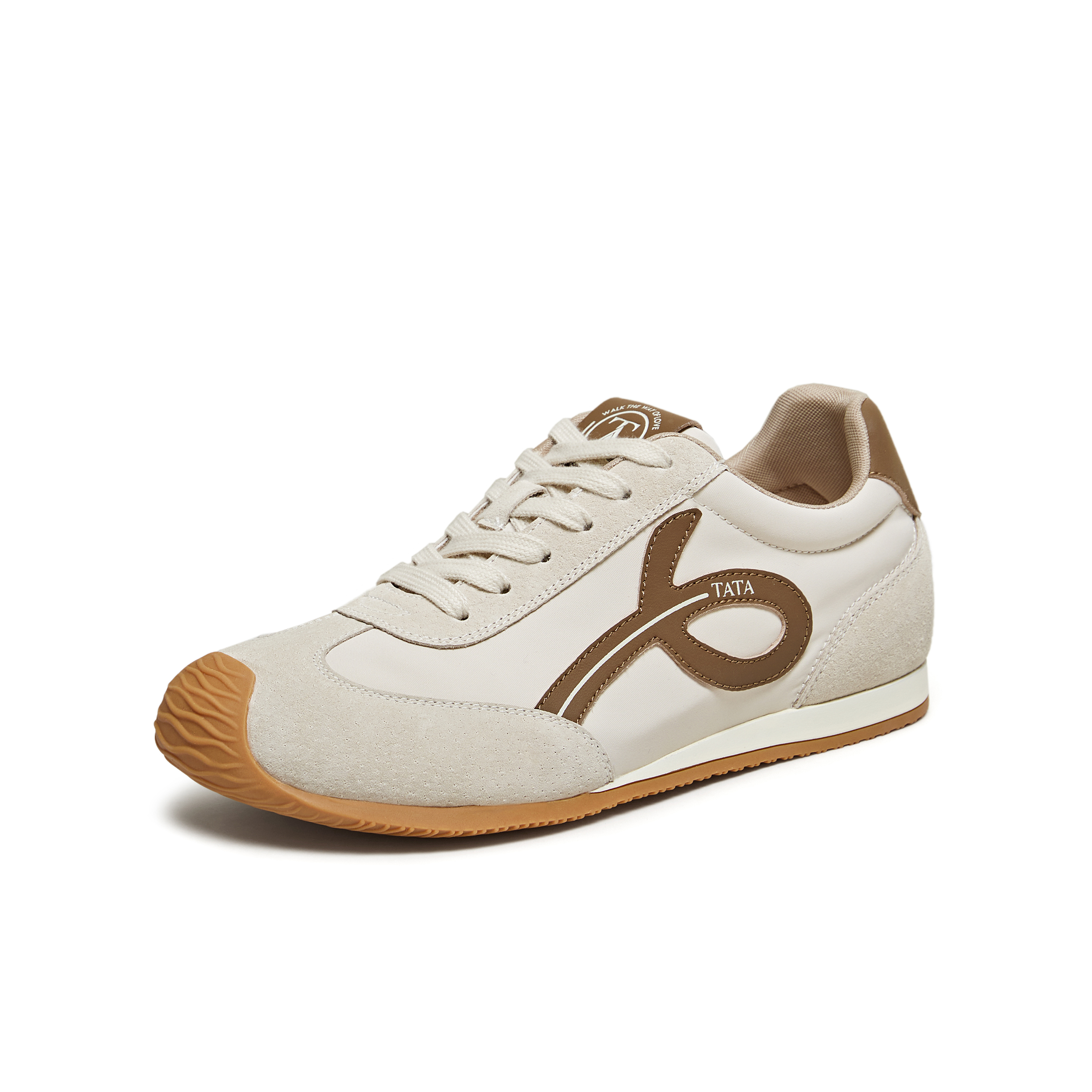 TATA/他她2025秋时尚休闲百搭女阿甘鞋新款EVN01CM5