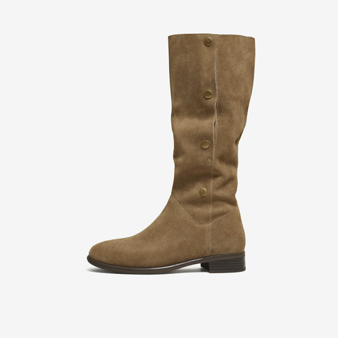 TATA/他她2025冬时尚百搭女时装长靴新款YYN01DG5