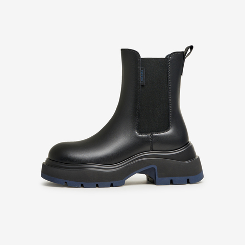 Tata/他她2025冬纯色百搭切尔西靴女新款WJZ01DZ5